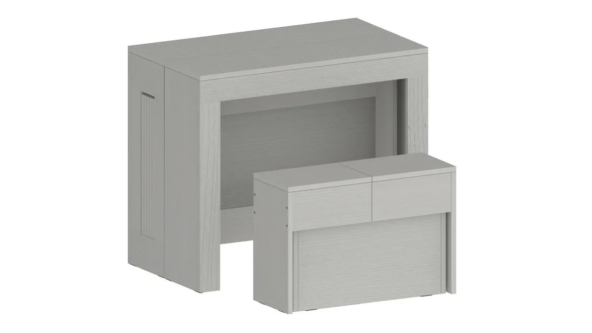 Panca moderna estensibile bianca 290x25x45h cm - Yutu