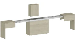 Panca olmo estensibile 290x25x45h cm - Yutu