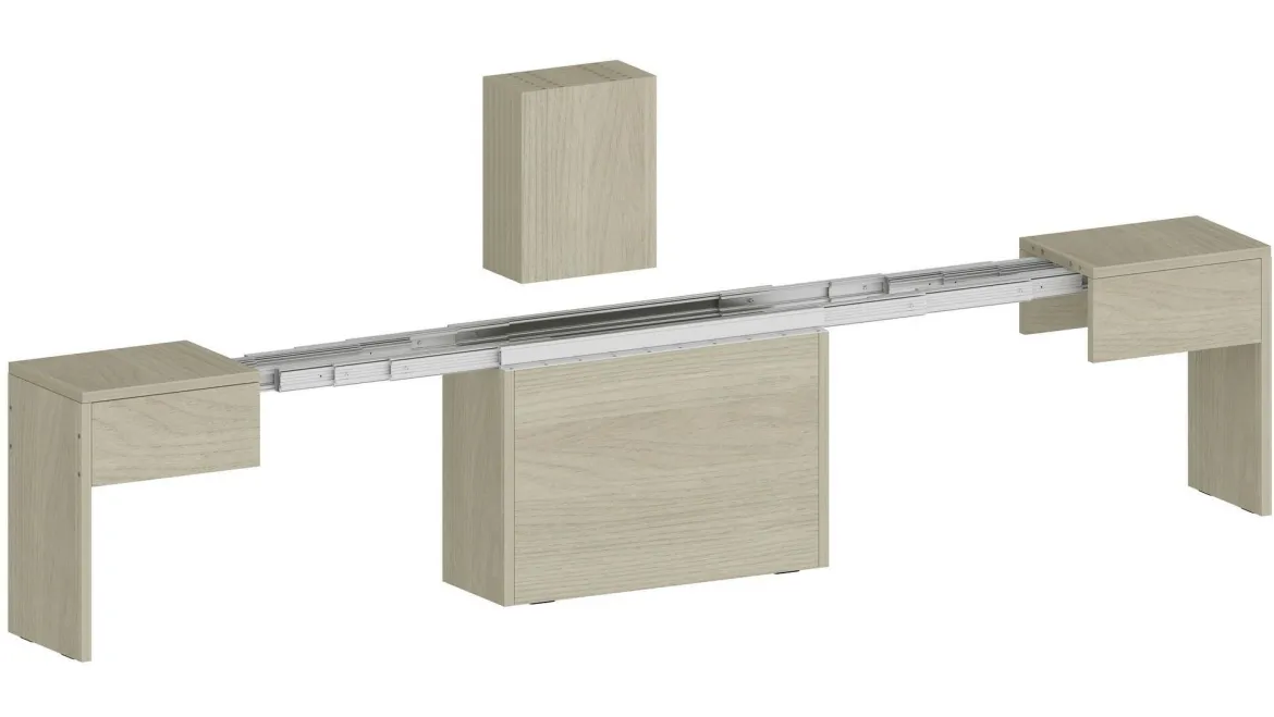 Panca olmo estensibile 290x25x45h cm - Yutu