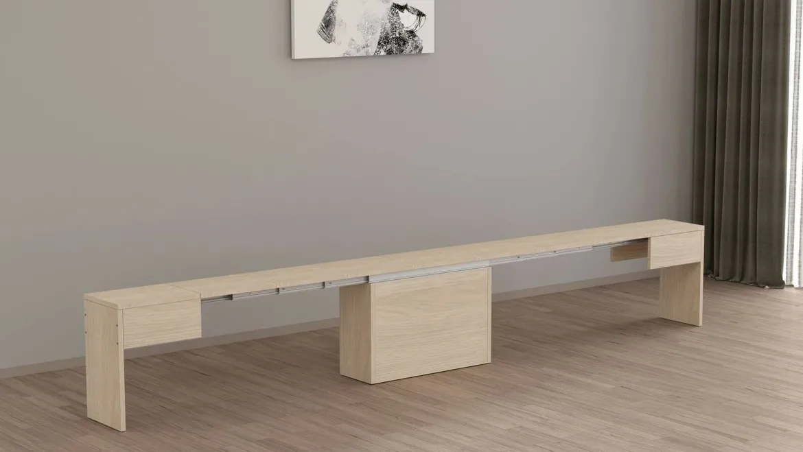 Panca olmo estensibile 290x25x45h cm - Yutu