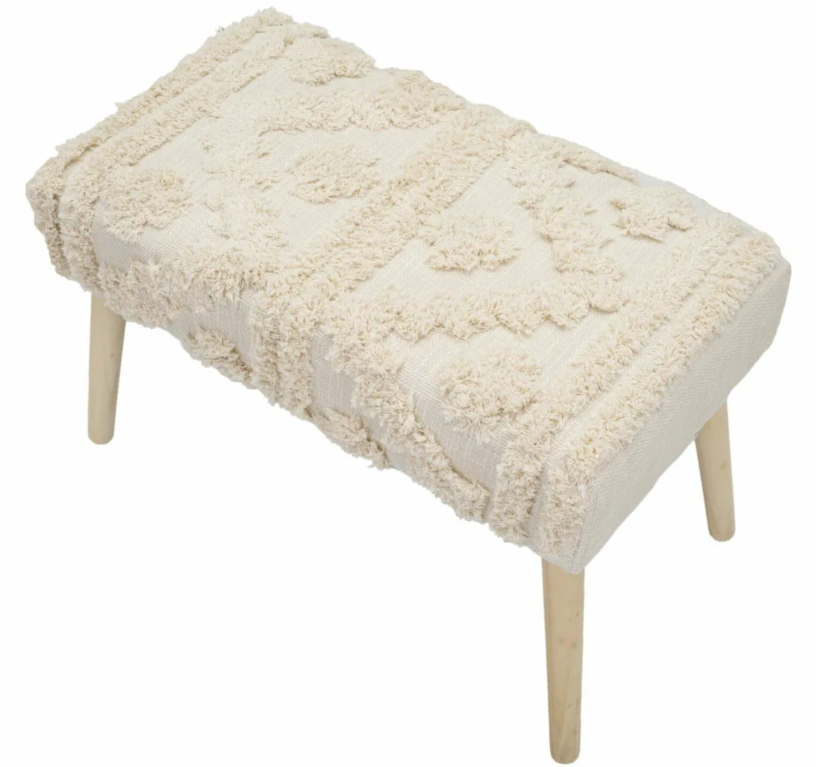Panca piccola bianca 66x34x42h cm - Art