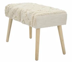 Panca piccola bianca 66x34x42h cm - Art