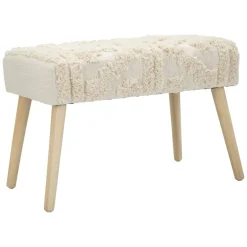Panca piccola bianca 66x34x42h cm - Art