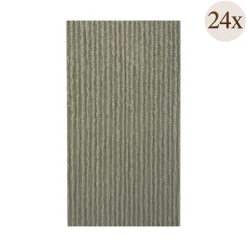 Pannello Decorativo Grigio Roccia set da 24, Facile da Tagliare, Facile da Installare Texture Realistica 60x2.5 cm, Isolante Acustico Buona Isolazione