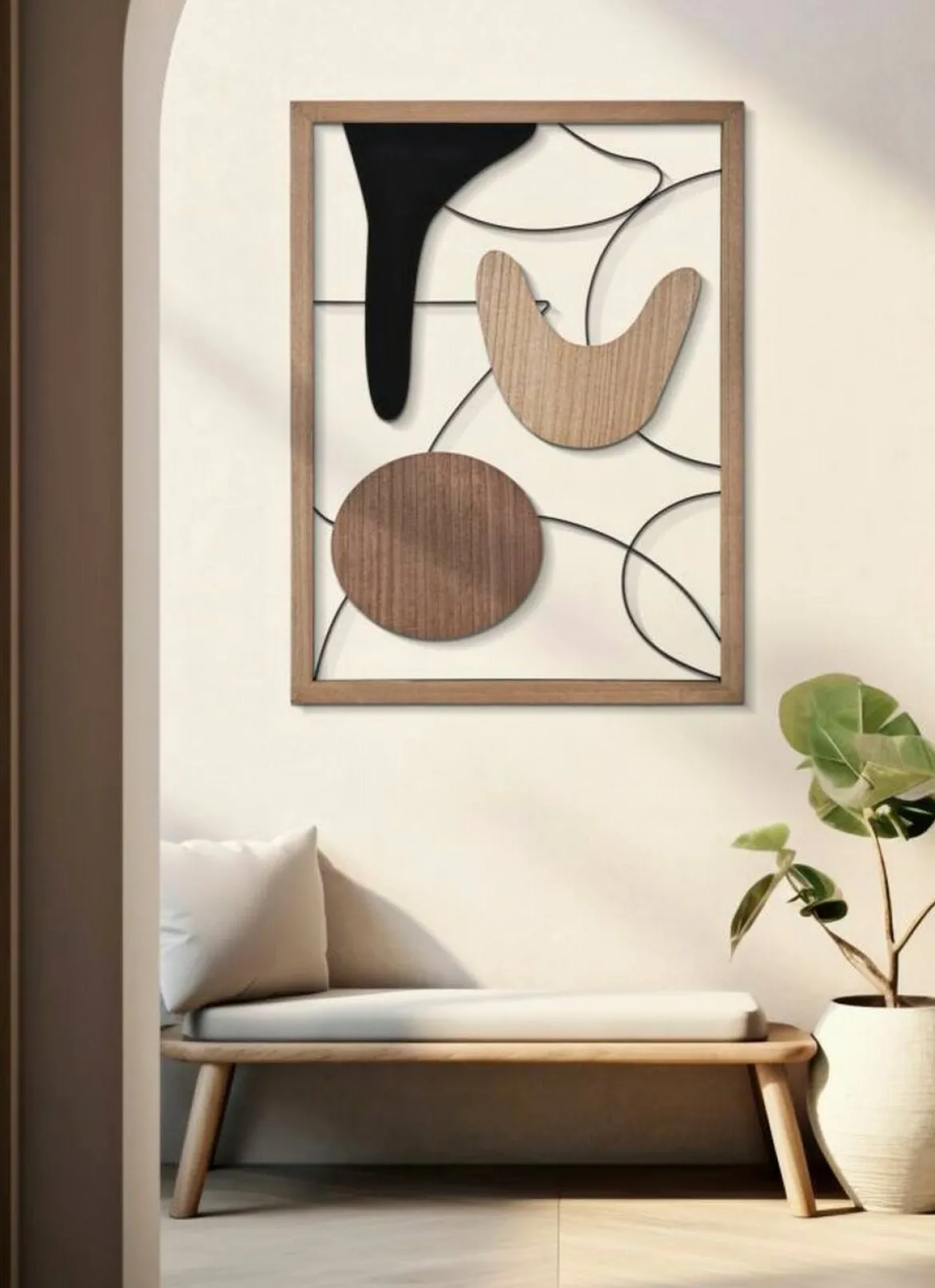 Pannello decorativo Pleinair, 60x2 h80 cm, Multicolore