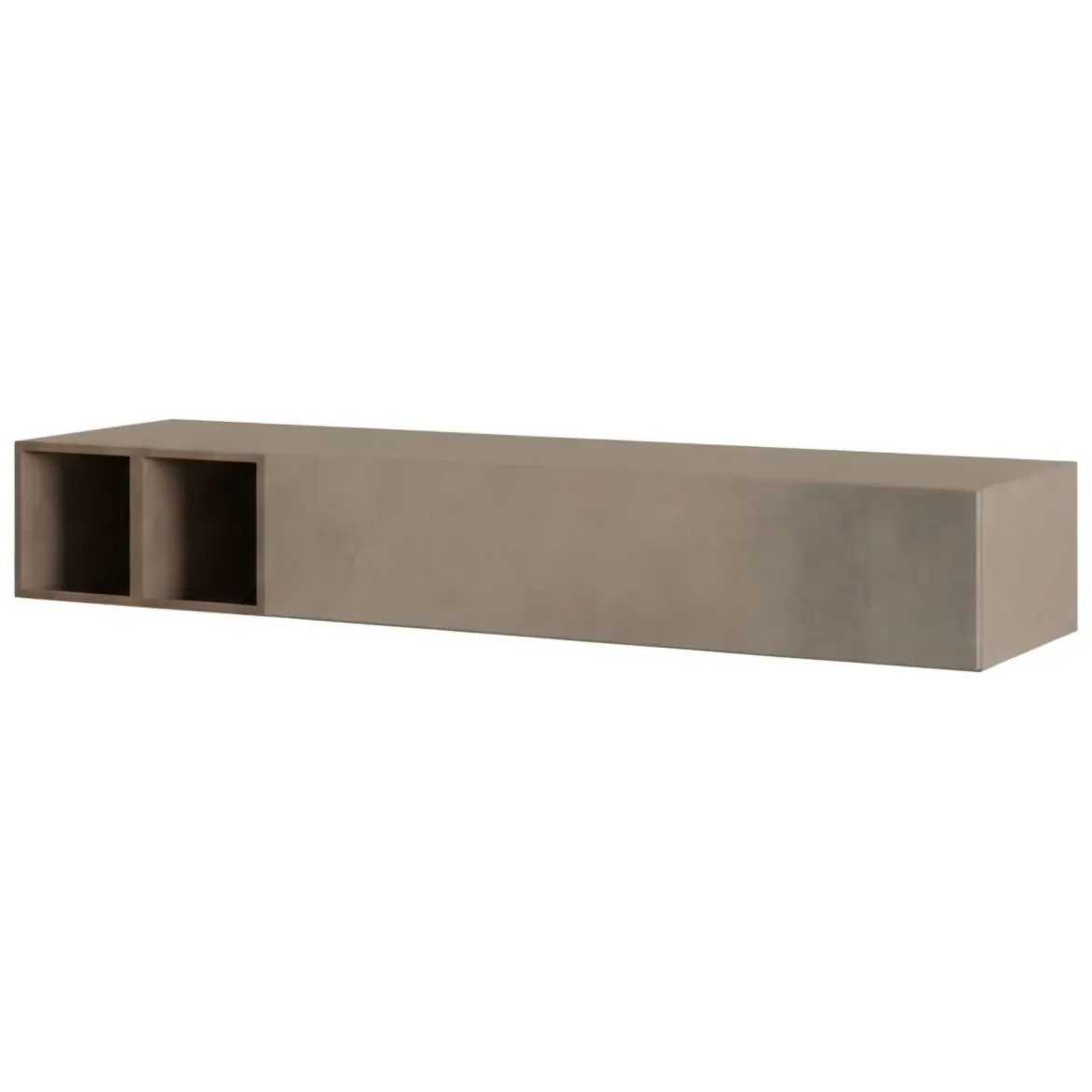 Parete salotto multifunzione 198cm nera e antracite - Felion