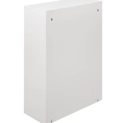 Pattumiera Anella, 60x25h92 cm, Bianco