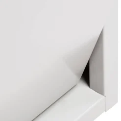 Pattumiera Bianco Capacità 72 (18 per Secchio) Fissaggio a Muro Opzionale 60x25x93h cm, 4 Cestini - Anukhatun