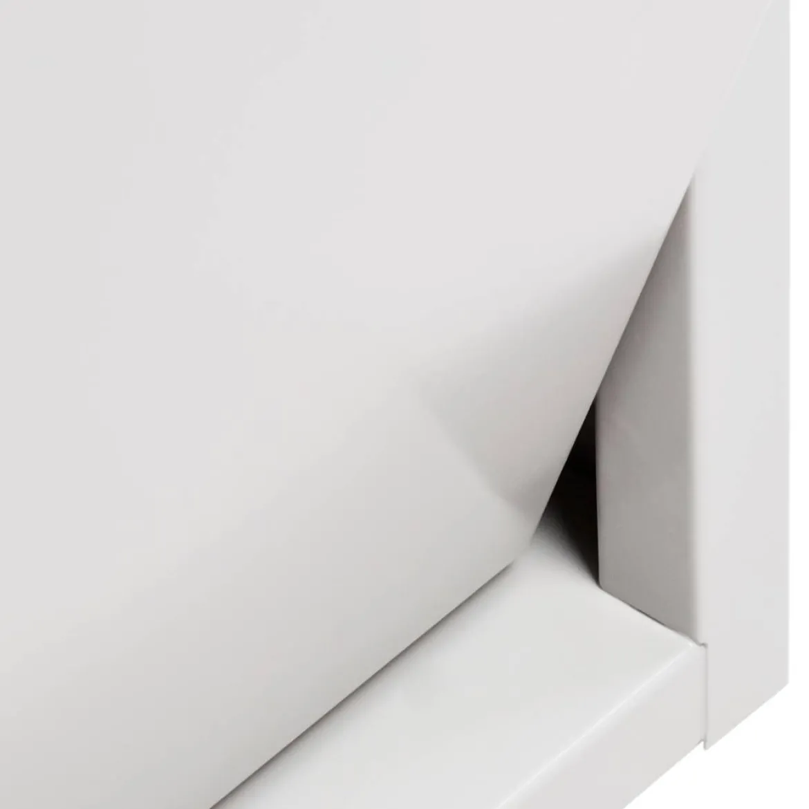 Pattumiera Bianco Capacità 72 (18 per Secchio) Fissaggio a Muro Opzionale 60x25x93h cm, 4 Cestini - Anukhatun