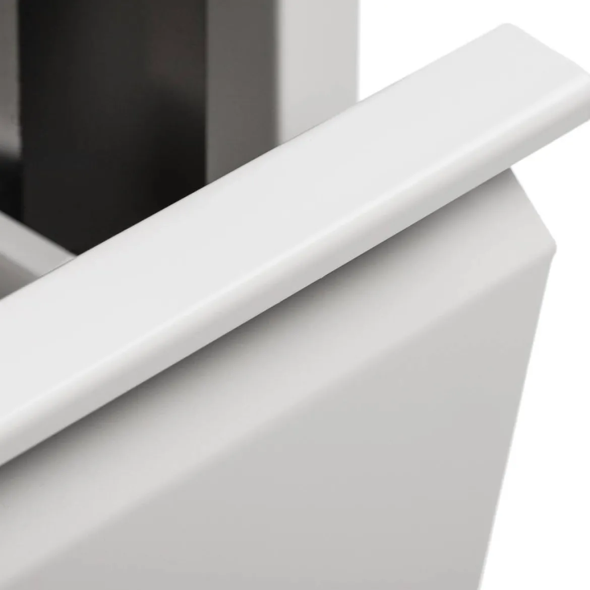 Pattumiera Bianco Capacità 72 (18 per Secchio) Fissaggio a Muro Opzionale 60x25x93h cm, 4 Cestini - Anukhatun