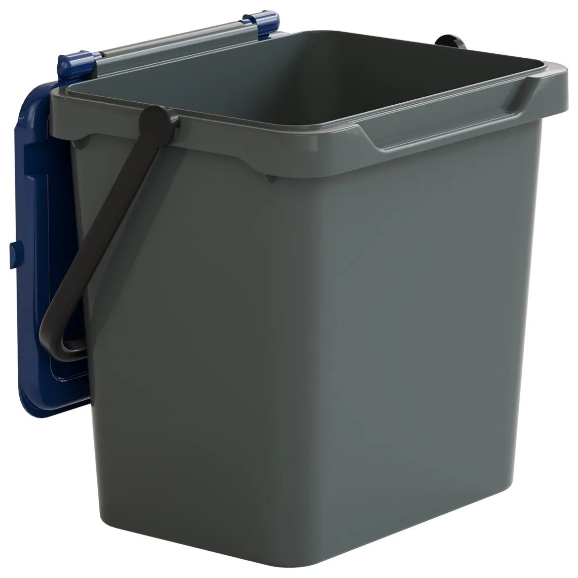 Pattumiera blu Capacità 34 lt un Cestino 40x31x39h cm, Made in Italy - Foscas