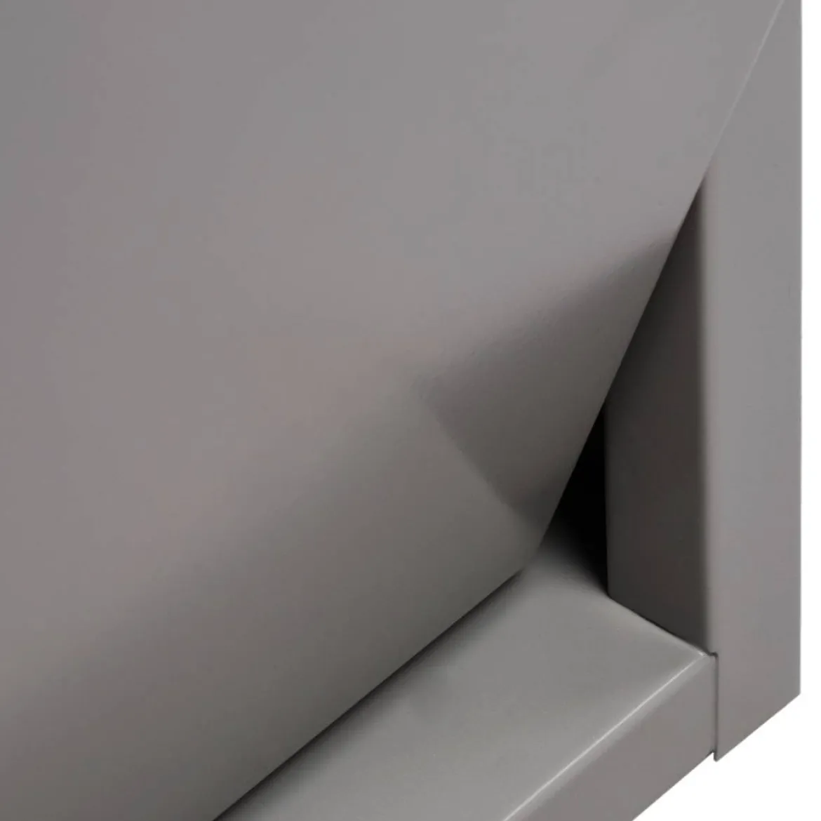 Pattumiera Grigio Capacità 72 (18 per Secchio) Fissaggio a Muro Opzionale 60x25x93h cm, 4 Cestini - Anukhatun