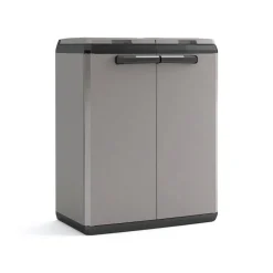 Pattumiera Rimouski, 68x39 h85 cm, Grigio