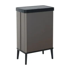 Pattumiera scandi 54 L 44x27x69h cm grigio scuro - Tofino