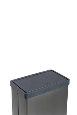 Pattumiera scandi 54 L 44x27x69h cm grigio scuro - Tofino
