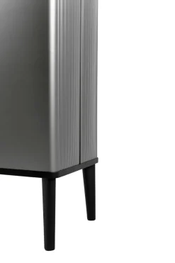 Pattumiera scandi 54 L 44x27x69h cm grigio scuro - Tofino