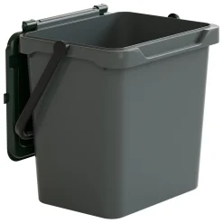 Pattumiera Verde Capacità 38 lt un Cestino 40x31x39h cm, Made in Italy - Foscas