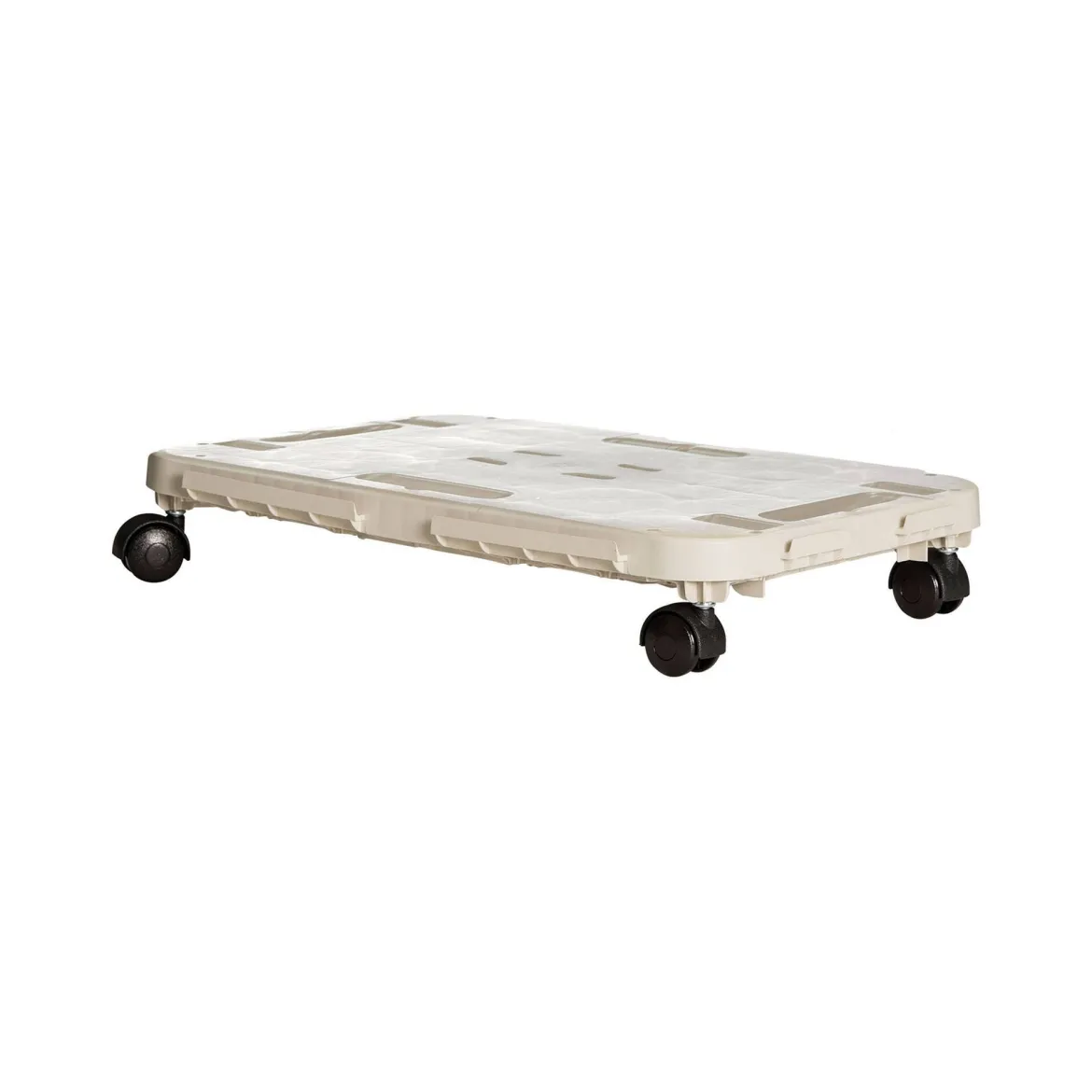 Pedana con ruote Tbilisi, 48x29h8 cm, Beige