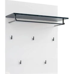 Pensile appendiabiti 84x28h cm 6 posti quercia - Terry