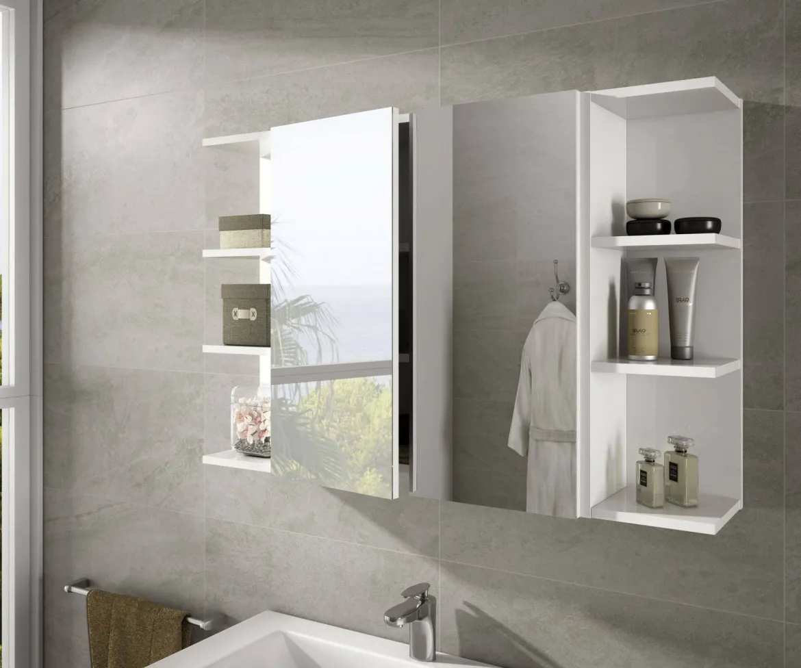 Pensile moderno 20x65h cm bianco - Alinka