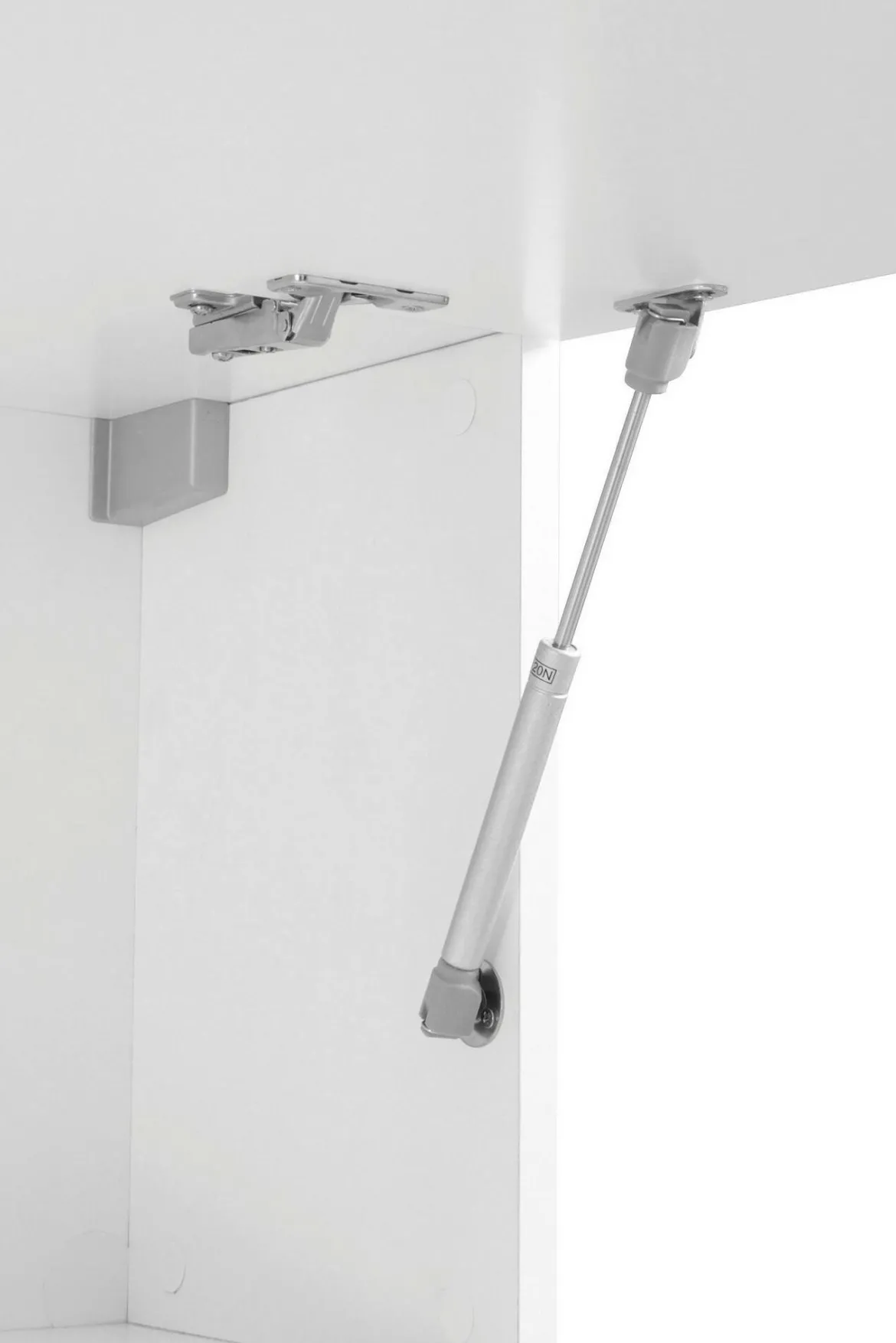 Pensile moderno 180x40h cm bianco lucido - Anette