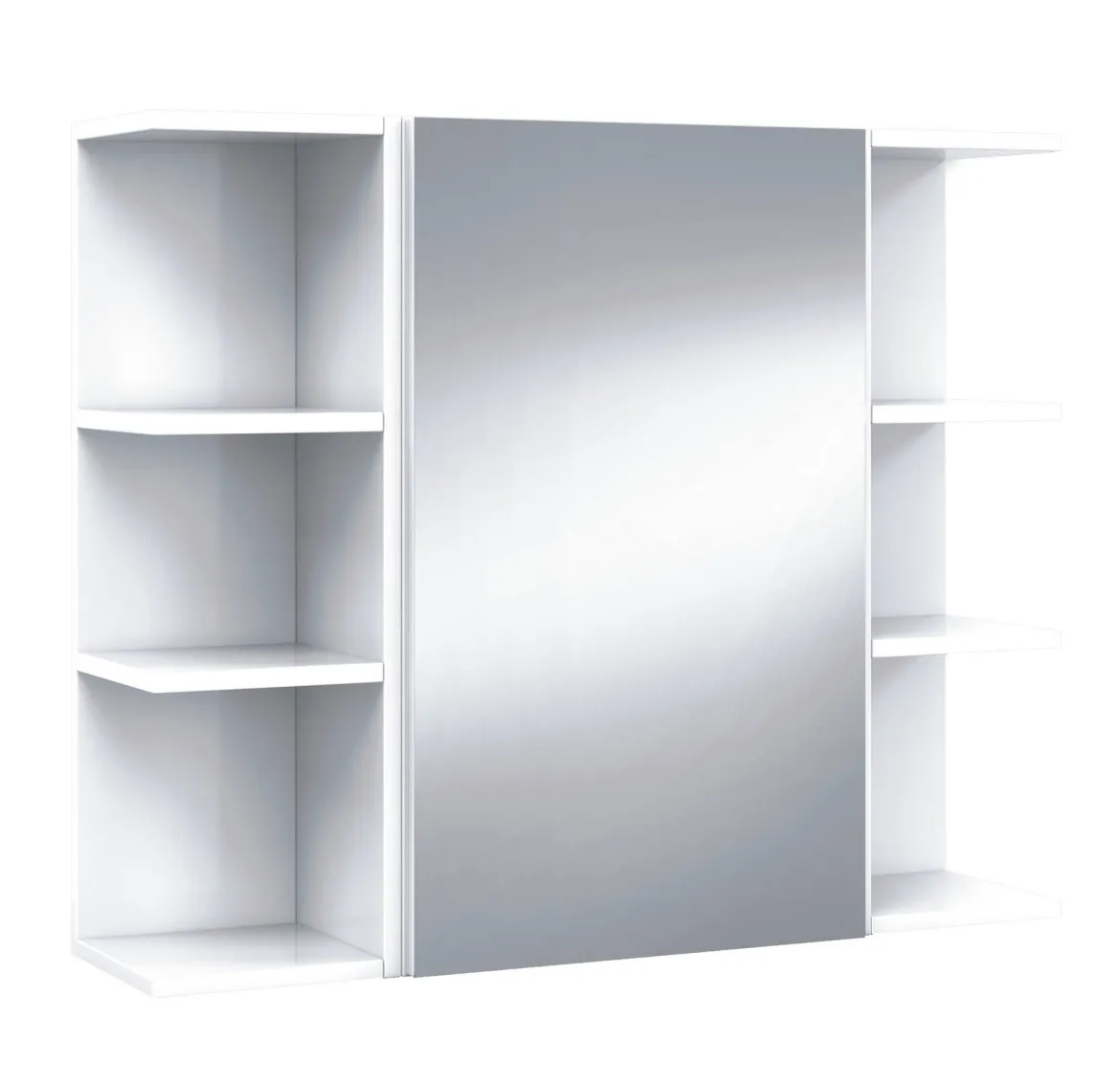 Pensile moderno 40x65h cm bianco lucido - Andaluso