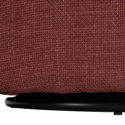 Poltrona Rosso Bianco Base Girevole Braccioli 84x66x80h cm, Materiale Struttura in Metallo - Toamas