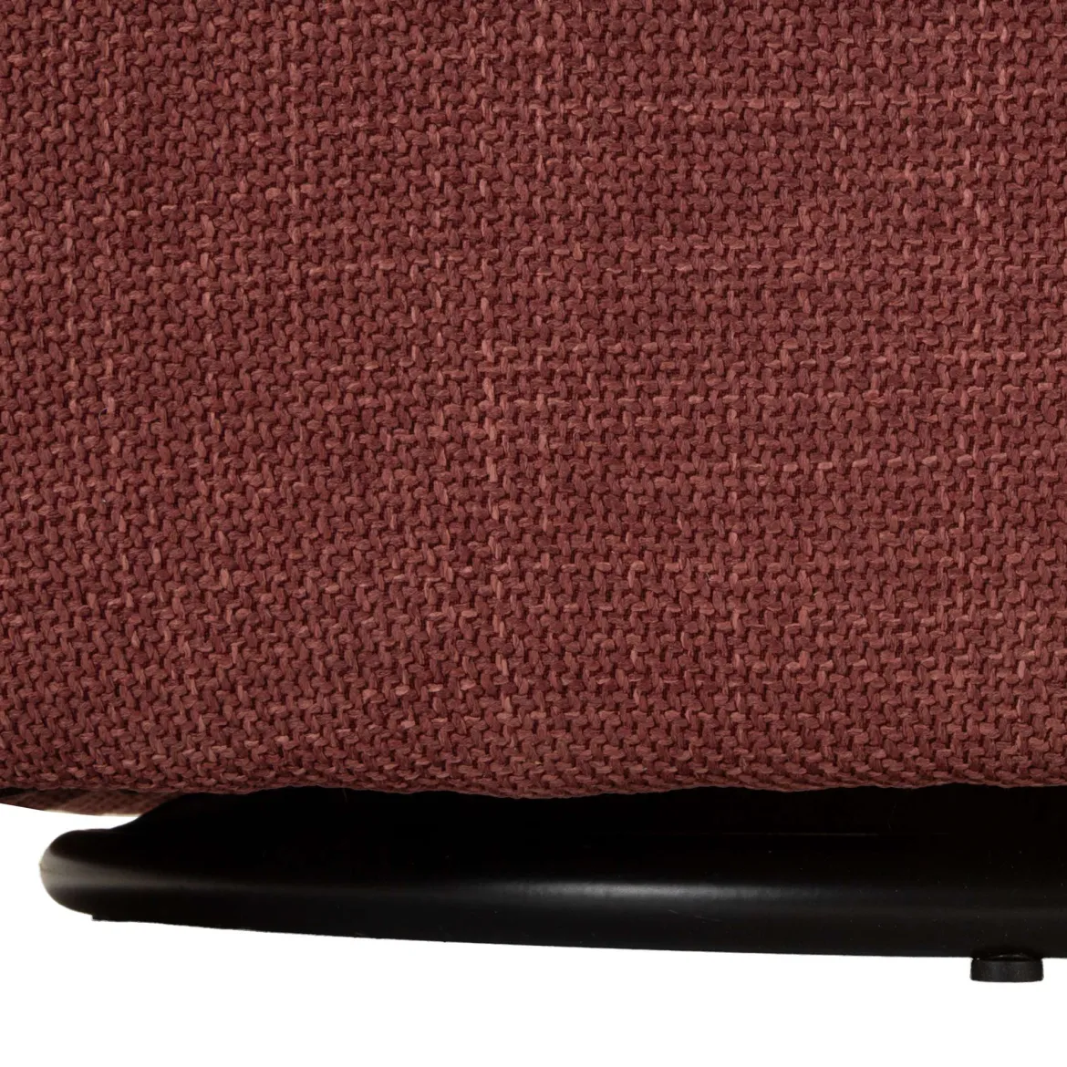Poltrona Rosso Bianco Base Girevole Braccioli 84x66x80h cm, Materiale Struttura in Metallo - Toamas