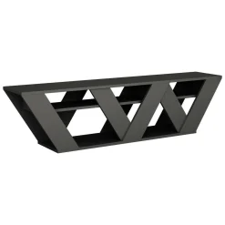 Porta TV antracite 158x30x40h cm in legno - Arcobaleno