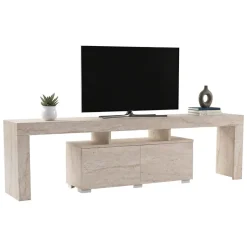 Porta TV beige 180x31x50h cm 2 ante - Andarna