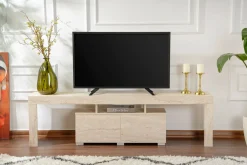 Porta TV beige 180x31x50h cm 2 ante - Andarna