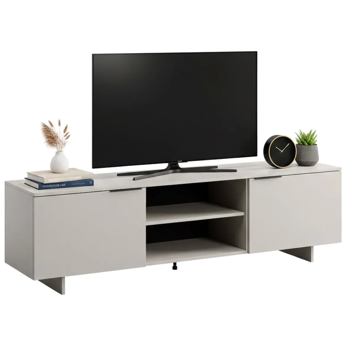 Porta TV beige 180x41x55h cm 2 ante - Buono