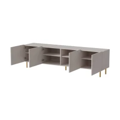 Porta TV beige 200x42x52h cm 4 ante - Varenna