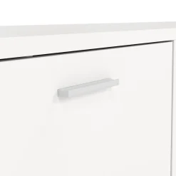 Porta TV bianco 177x39x38h cm 2 ante e 1 cassetto - Giaele