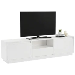 Porta TV bianco 160x29x42h cm 3 ante - Morrigan