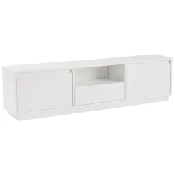 Porta TV bianco 160x29x42h cm 3 ante - Morrigan