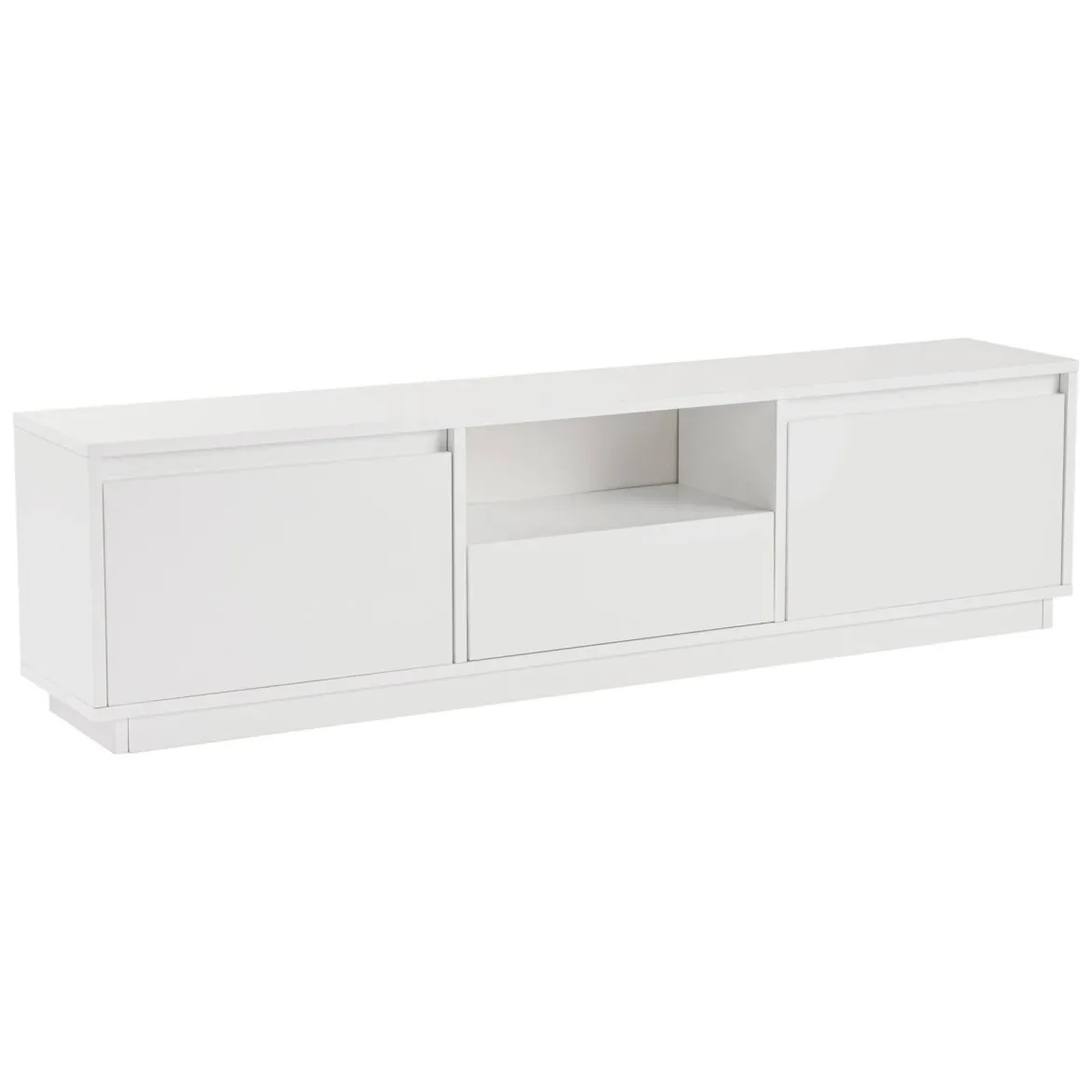 Porta TV bianco 160x29x42h cm 3 ante - Morrigan