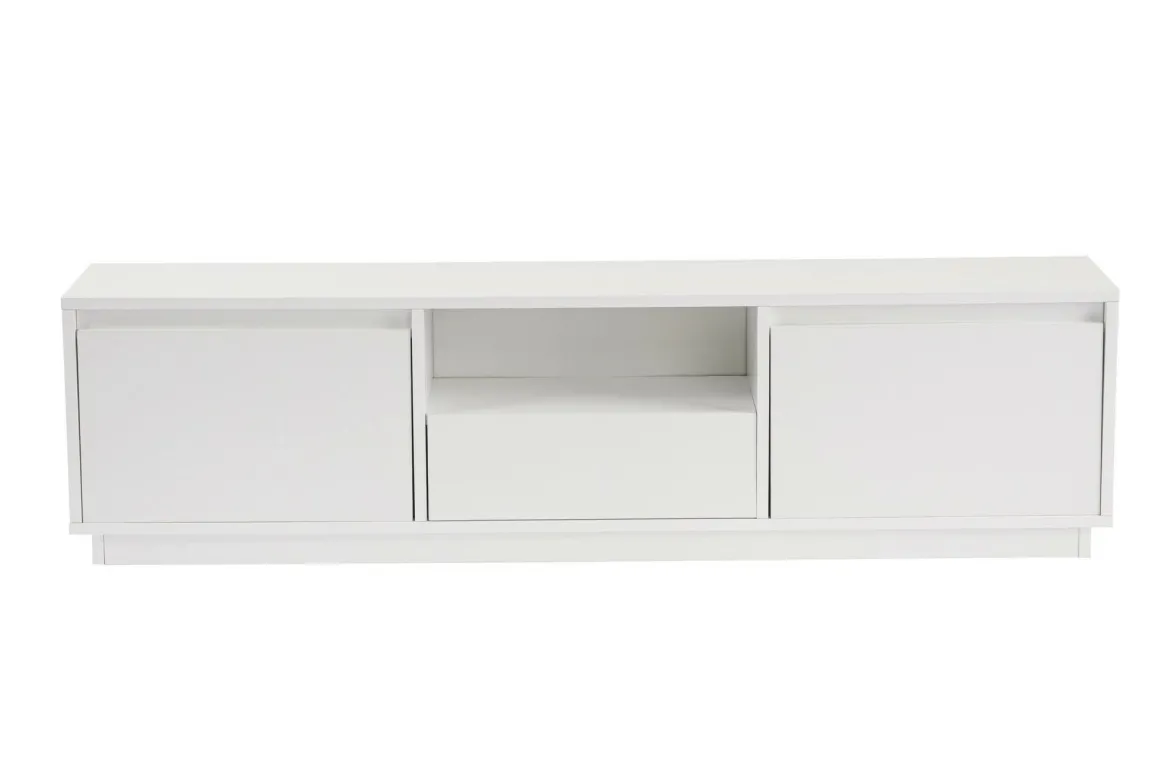 Porta TV bianco 160x29x42h cm 3 ante - Morrigan
