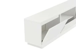 Porta TV bianco 160x29x42h cm 3 ante - Morrigan
