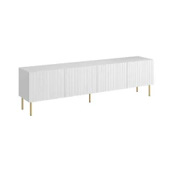 Porta TV bianco 200x42x52h cm 4 ante - Varenna