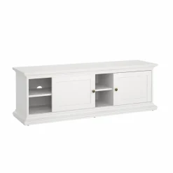 Porta TV bianco 149x41x50h cm 2 ante - Ziba
