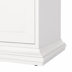 Porta TV bianco 149x41x50h cm 2 ante - Ziba