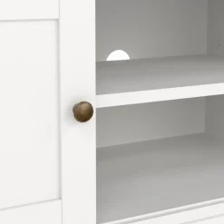 Porta TV bianco 149x41x50h cm 2 ante - Ziba