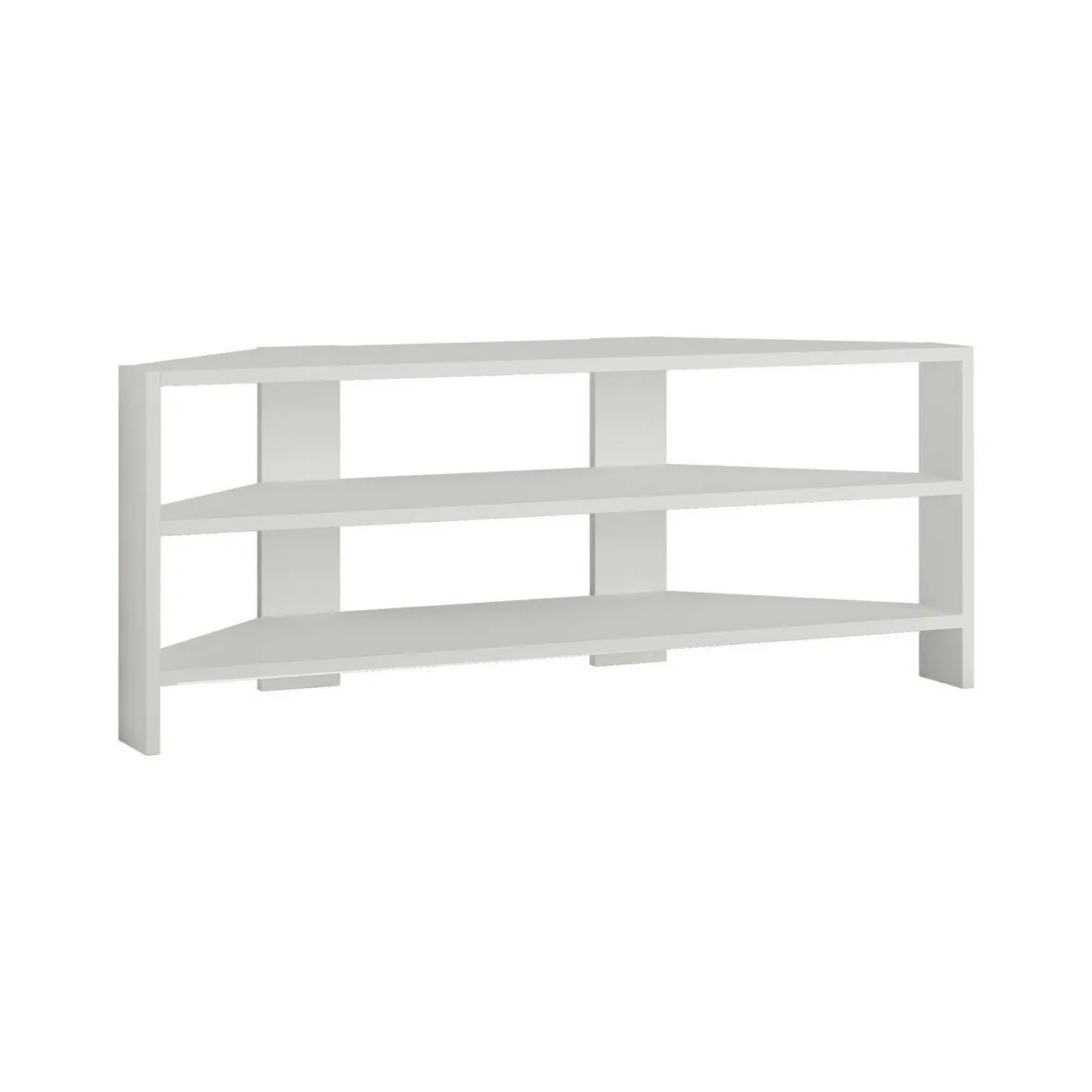 Porta TV bianco 120x35x45h cm in legno - Winifred