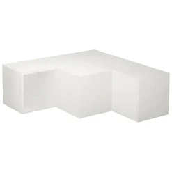 Porta TV bianco 90x92x32h cm in legno - Fiorenza