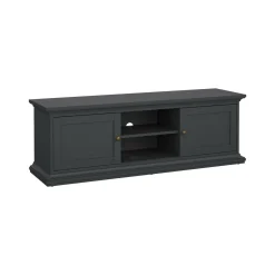 Porta TV grigio 149x41x50h cm 2 ante - Ziba