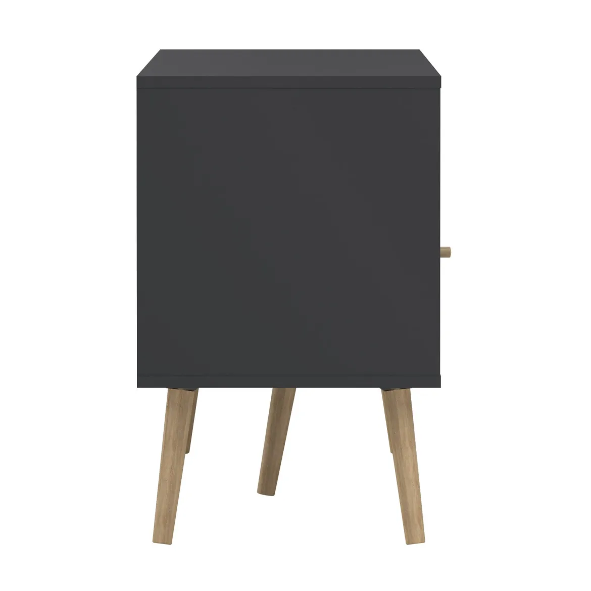 Porta TV grigio 117x39x60h cm in legno - Conte