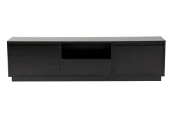 Porta TV nero 160x29x42h cm 3 ante - Morrigan