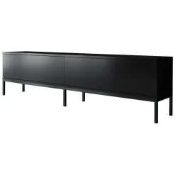 Porta TV nero 180x30x47h cm modulabile - Espero