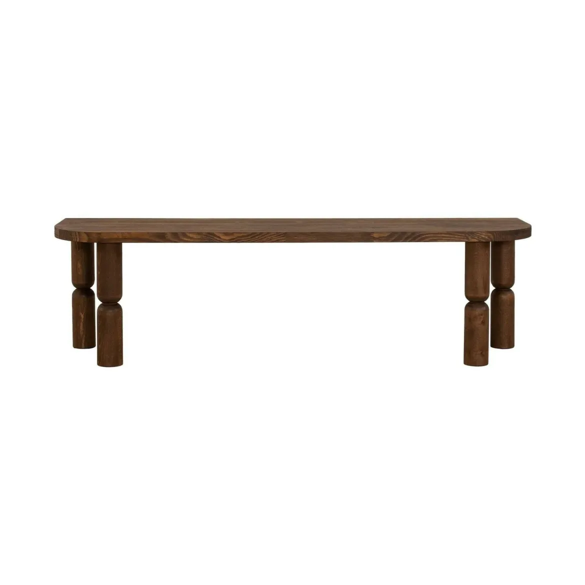Porta TV noce 140x35x40h cm in legno - Fengshen